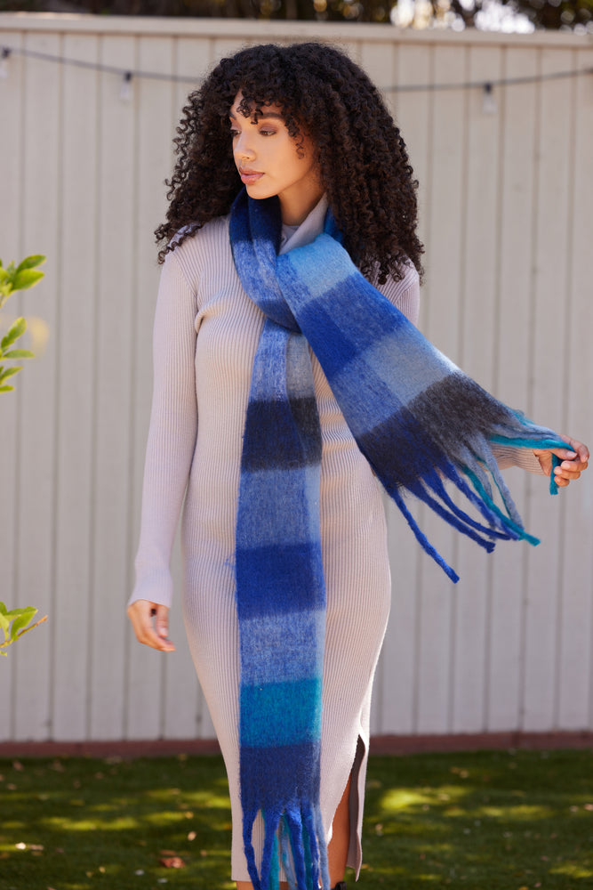 
                
                    Load image into Gallery viewer, Sammy Scarf - Blue
                
            