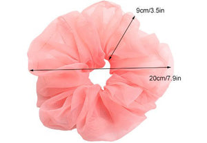 Pink Oversized Scrunchie