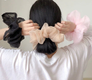 
                
                    Load image into Gallery viewer, Olive Oversized Scrunchie
                
            