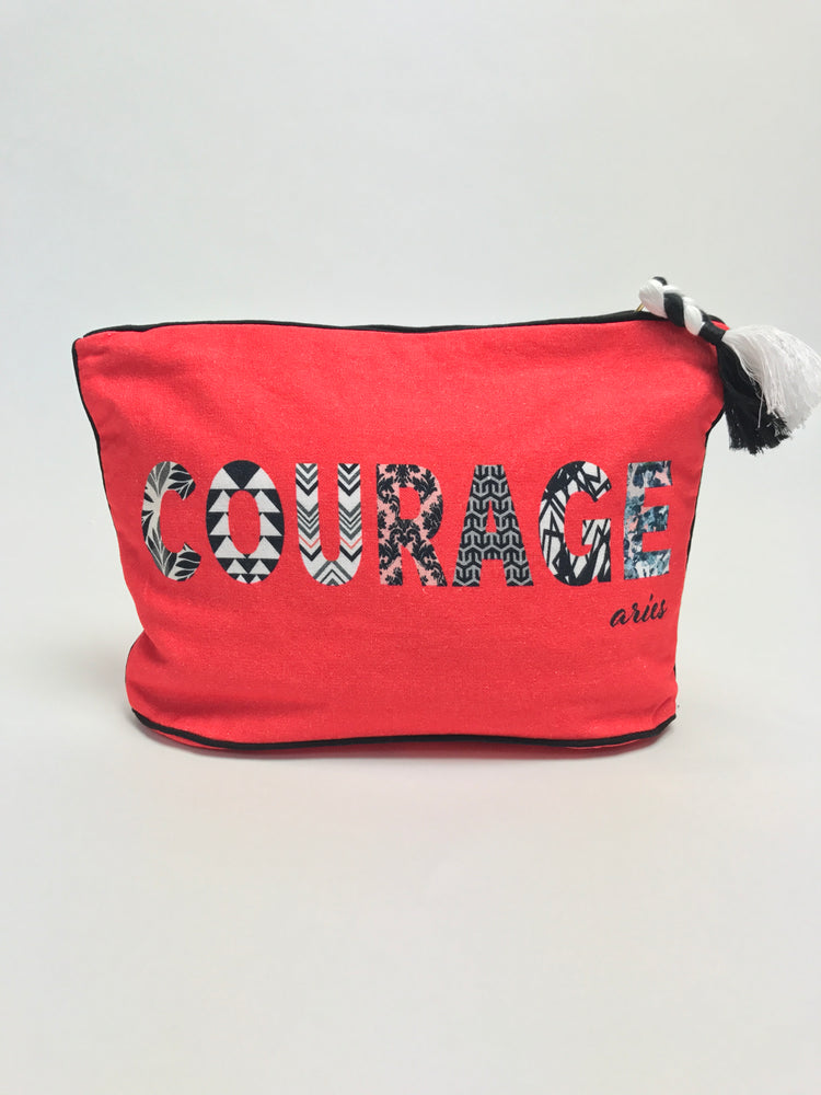 
                
                    Load image into Gallery viewer, 7 x 11 ARIES: Courage Zodiac Pouch
                
            