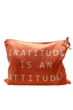 Gratitude is an Attitude Lulu Pouch