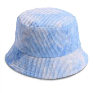 Light Blue Tie Dye Bucket Hat